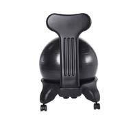 Generico Sedia Balance Ball Con Ruote E Supporto For La Schiena