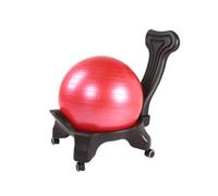 Generico Sedia Balance Ball Con Ruote E Supporto For La Schiena