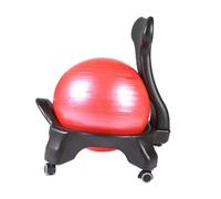 Generico Sedia Classica Balance Ball, Sedile Stabile | Include pompa e guida agli esercizi, for uso domestico o in ufficio(Color1)