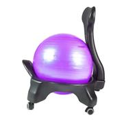 Generico Sedia Classica Balance Ball, Sedile Stabile | Include pompa e guida agli esercizi, for uso domestico o in ufficio(Color5)