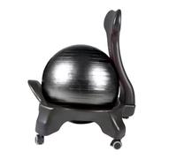 Generico Sedia Classica Balance Ball, Sedile Stabile | Include pompa e guida agli esercizi, for uso domestico o in ufficio(Color2)