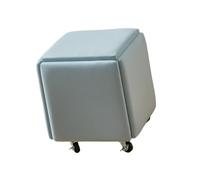 Generico Sedia cubica ottomana impilabile 5 in 1, sgabello con ruote, facile da separare e combinare, for soggiorno, camera da letto, uso condominiale(Color 5,35x35cm)