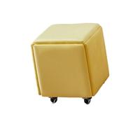 Generico Sedia cubica, poltrona ottomana impilabile 5 in 1, sgabelli impilabili, for balcone, giardino, cortile, camera da letto, ufficio (35x35 cm/45x45 cm)(Color 2,45x45cm)