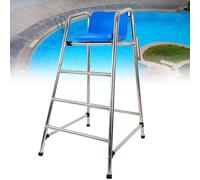 Generico Sedia da Bagnino Professionale e Resistente - Sedile di osservazione rialzato per la Sicurezza in Piscina e in Spiaggia, Sia all'Interno Che all'Esterno, Ideale per arbitri e bagnini.