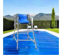 Generico Sedia da Bagnino Professionale Regolabile per Piscine e parchi Acquatici - Cavalletto di osservazione Resistente da 120-180 cm, Ideale per la Spiaggia e per l'uso in Superficie, Perfetto SED