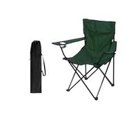 Generico Sedia da Campeggio Portatile Poltrona Pieghevole Multicolori Sedie Pieghevoli Chaise(Green)