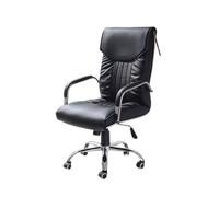 Generico Sedia Da Computer Con Modalità A Dondolo, Sedia Da Ufficio Ergonomica Con Ruote, Schienale A Forma Di S E Altezza Regolabile For La Camera Da Letto Di Casa(Black)