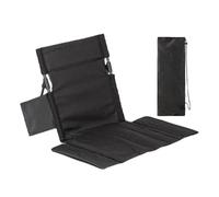 Genérico Sedia da esterno | Pieghevole con supporto lombare e tasca laterale, sedia da pavimento comoda per campeggio, per esterni, trekking, pic-nic, viaggi in spiaggia, giardino, cortile,