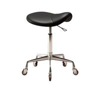 Generico Sedia da estetista con seduta in pelle spessa e regolabile in altezza, sgabello ergonomico da ufficio, for parrucchiere, manicure, tatuaggi, SPA(Color 2)