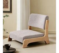 Generico Sedia Da Meditazione, Sedia Da Terra Con Supporto For Lo Schienale E Rivestimento In Lana D'Agnello, Diverse Specifiche Disponibili For Soggiorno, Camera Da Letto