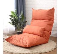 Generico Sedia da Pavimento Regolabile Imbottita per Gioco da Pavimento, Supporto per la Schiena, reclinabile, Pieghevole, per Meditazione, Lettura, Sedia da Gioco