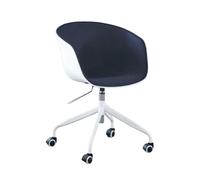 Generico Sedia Da Scrivania For Computer, Comoda Sedia Da Scrivania For La Casa Con Ruote, Può Essere Sollevata, Abbassata E Ruotata Di 360°, Capacità 200 Kg(Black)