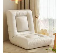 Generico Sedia Da Terra Con Supporto For La Schiena Regolabile, Letto Imbottito, Poltrona Reclinabile, Carico Forte For Leggere, Bere Il Tè, Lavorare