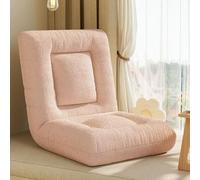 Generico Sedia Da Terra Con Supporto For La Schiena Regolabile, Letto Imbottito, Poltrona Reclinabile, Carico Forte For Leggere, Bere Il Tè, Lavorare