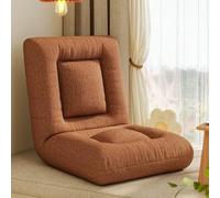 Generico Sedia Da Terra Con Supporto For La Schiena Regolabile, Letto Imbottito, Poltrona Reclinabile, Carico Forte For Leggere, Bere Il Tè, Lavorare