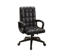 Generico Sedia Da Ufficio Ergonomica, Altezza Regolabile E Sedile Girevole A 360°, Capacità Di 440 Libbre, Adatta For La Casa E Lo Studio(Color1)