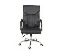 Generico Sedia Da Ufficio Ergonomica Con Schienale A Forma Di S, Sedia Da Computer Con Modalità A Dondolo, Altezza Regolabile For La Camera Da Letto Di Casa(Black)
