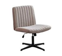 Generico Sedia Da Ufficio Ergonomica For Computer, Comoda Sedia Da Toeletta Senza Braccioli, Regolabile In Altezza E Girevole A 360°, Capacità Di 200 Kg For Lo Studio Della Camera(Color2)