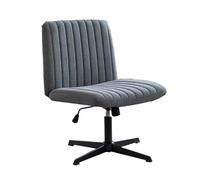 Generico Sedia Da Ufficio Ergonomica For Computer, Comoda Sedia Da Toeletta Senza Braccioli, Regolabile In Altezza E Girevole A 360°, Capacità Di 200 Kg For Lo Studio Della Camera(Color1)