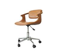 Generico Sedia Da Ufficio, Sedia Ergonomica For Computer In Pelle Con Ruota Girevole, Può Sopportare 200 Kg, Adatta For L'home Office(Color2)