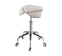 Generico Sedia Ergonomica Con Sgabello A Sella, Sgabello Da Ufficio Ad Altezza Regolabile Con Ruote, Cuscino Del Sedile Trapezoidale For Il Salone Home Office(Color 1)