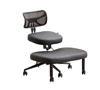 Generico Sedia ergonomica professionale for inginocchiarsi, con supporto for la schiena regolabile in altezza, correzione ortopedica for dolori alla schiena e al collo