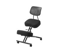 Generico Sedia ergonomica regolabile in ginocchio, sgabello for computer con buona postura, con schienale imbottito e altezza regolabile, for ufficio domestico