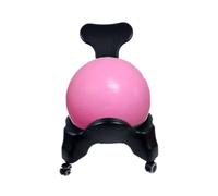Generico Sedia Ergonomica Stabile For Scrivania E Ufficio | Sedia Balance Ball con ruote e supporto for la schiena, for uso domestico o in ufficio(Color4)