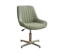 Generico Sedia For Computer Da Ufficio, Sedile Da Lavoro Ergonomico In Pelle PU, Altezza Regolabile 72-86 Cm, Capacità Di 200 Kg For Lo Studio Della Camera Da Letto Di Casa(Green)