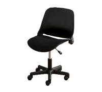 Generico Sedia For Computer Da Ufficio, Sedile Ergonomico Con Schienale Centrale Pieghevole, Imbottitura In Spugna Ad Alta Resilienza, Capacità Di 200 Kg For Lo Studio Della Camera(Black)