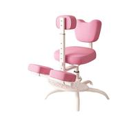 Generico Sedia inginocchiata con supporto for la schiena, sedia ergonomica progettata, sgabello da ufficio regolabile in altezza, for postura e circolazione delle gambe(Color 3,Style 3)