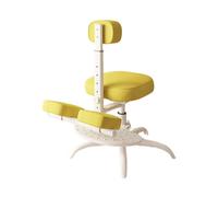 Generico Sedia inginocchiata con supporto for la schiena, sedia ergonomica progettata, sgabello da ufficio regolabile in altezza, for postura e circolazione delle gambe(Color 2,Style 2)