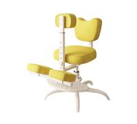 Generico Sedia inginocchiata con supporto for la schiena, sedia ergonomica progettata, sgabello da ufficio regolabile in altezza, for postura e circolazione delle gambe(Color 2,Style 3)