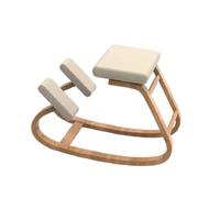 Generico Sedia Inginocchiata,Da Scrivania Inginocchiata,Ergonomica Con Spugna Altamente Resiliente,Correzione Della Postura For Casa E Ufficio(Cotton and Linen Model-1)