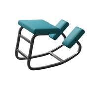 Generico Sedia Inginocchiata,Ergonomica Con Seduta Morbida E Ginocchiere,Scrivania In Ferro Con Inginocchiatoio, Migliora La Postura, For Casa E Ufficio(Black Frame+Color 2)