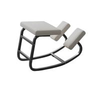 Generico Sedia Inginocchiata,Scrivania In Ferro Battuto,Ergonomica Con Seduta Morbida E Ginocchiere, Migliora La Postura, For Casa E Ufficio(Black Frame+Color 1)