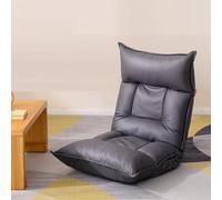 Generico Sedia Pavimento Impermeabile, Sedie Pavimento con Supporto Robusto Supporto per Schiena, Sedia Gioco Pavimento Multifunzionale per Tempo Libero per Leggere Meditare(Gray)