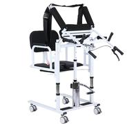 Generico Sedia Per Assistenza Infermieristica Con Sollevatore Paziente Idraulico, Trasferimento Multifunzionale, Sedia Elettrica Per Trasferimento Domestico, Adatta Ad Anziani Disabili (Black, A)