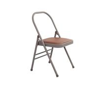 Generico Sedia yoga pilates con supporto lombare, sgabello yoga casa, sedia allenamento verticale in equilibrio, for cene eventi giardino casa o in ufficio(Color 2)