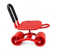 Generico Sedile A Scooter Regolabile Per Giardino - Sgabello Da Giardino Su Ruote Girevole A 360° Con Ruote Grandi, Ideale Per Giardinaggio, Lavori In Cortile E Raccolta Di Ortaggi(Upgrade)