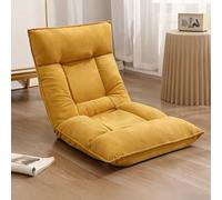 Generico Sedile Da Terra, Sedia Da Terra Pieghevole Con Supporto For La Schiena E Cuscino Alto In Spugna Elastica, Divano Reclinabile For Soggiorno, Camera Da Letto, Finestra A Bovindo