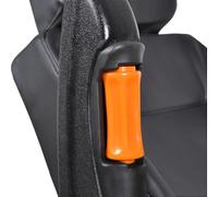 Generico Sedile per Trattore con Sospensione,Nero,29.5kg,210158