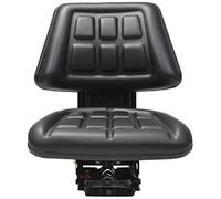 Generico Sedile per Trattore con Sospensione Nero,Nero,15.8kg,142316