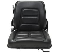 Generico Sedile Trattore Muletto con Sospensioni e Schienale Regolabile,Nero,15.55kg,142320