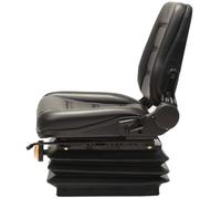 Generico Sedile Trattore Muletto con Sospensioni e Schienale Regolabile,Nero,25.95kg,142319