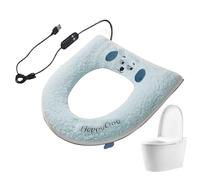 Generico Sedile WC Caldo - Copertura riscaldata elettrica con Timer per 5 impostazioni di Temperatura, Lavabile | riscaldante Confortevole Coprisedile Caldo per Bagno Bagno Home Hotel Appartame