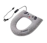 Generico Sedile WC Riscaldato | Riscaldatore Morbido con Alimentazione USB e Lavabile,Copriwater per Bagno - per Bagno Hotel Appartamento E Clima Invernale