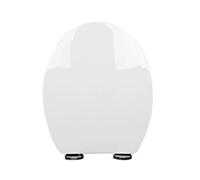 Generico Sedile WC Universale in plastica addensata a Chiusura lenta con comò Viti di Base