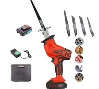 Generico Sega Elettrica A Batteria per Ossa Durevole Sega Professionale Portatile per Macellai Macchina Multifunzionale per Ossa per Carne Maiale Pesce Costole,02,1 Battery