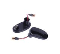 Generico Segnale Svolta 2 pezzi LED luci posizione laterali dinamiche lampeggianti lampada lampeggiante per Alfa per Romeo per Mito 955 147 GT 937 Luci Led(Smoked Black)